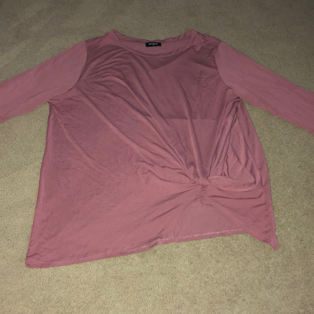 Women’s dusty rose/mauve top